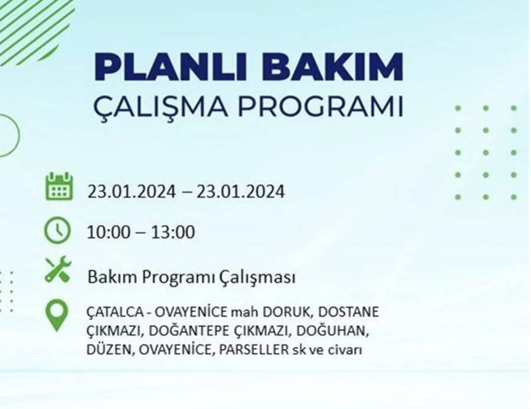 İstanbul karanlığa gömülecek! 22 ilçede saatlerce elektrik gelmeyecek! Hangi ilçelerde elektrik kesintisi var? 26